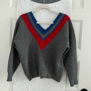 Soft touch- wool blended with cashmere v-neck sweater from Sandro